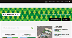 Desktop Screenshot of hierwonen.nl